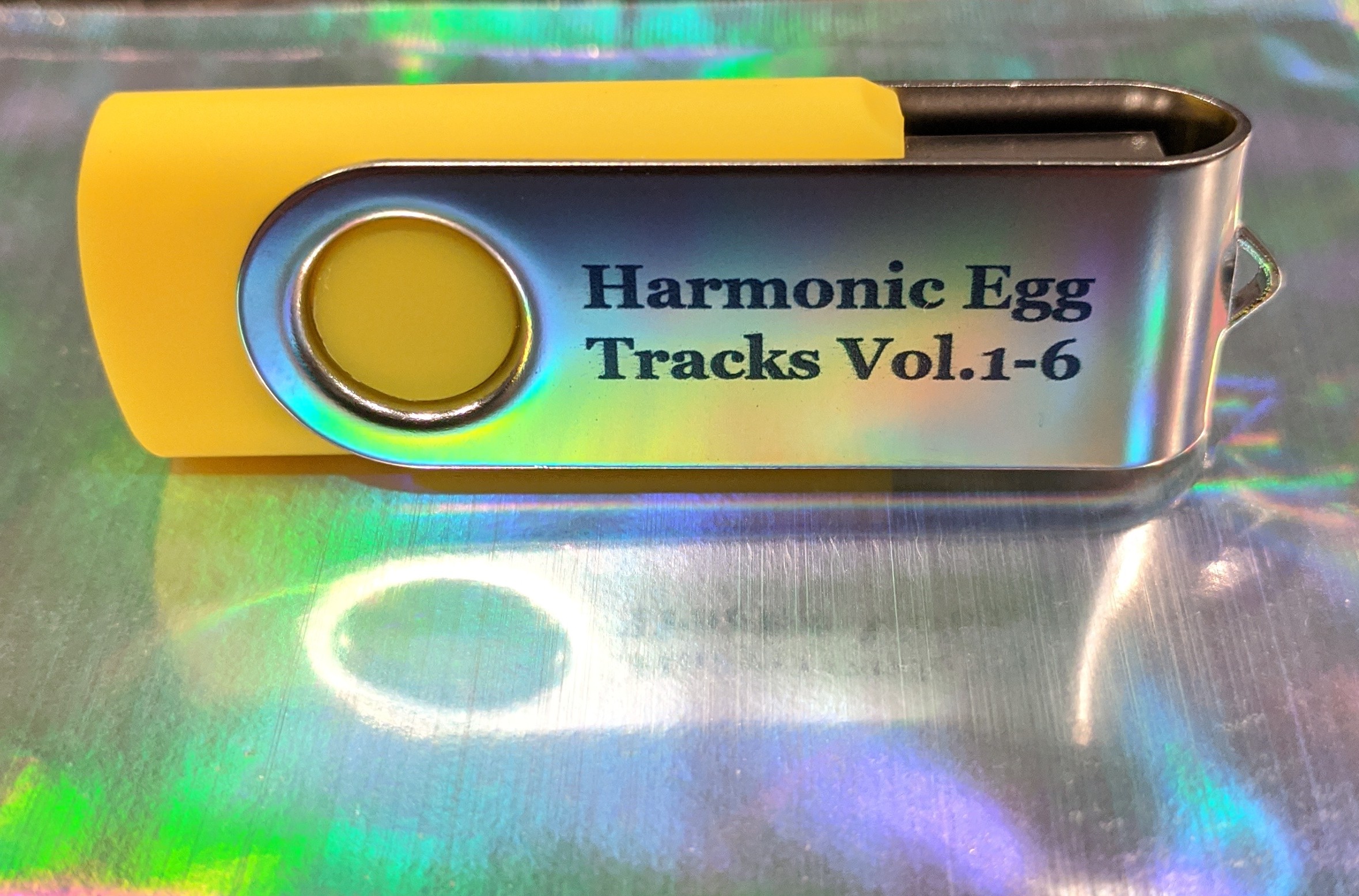 Harmonic Egg, LLC Wellness Tracks - USB Drive with Song Notes and Music