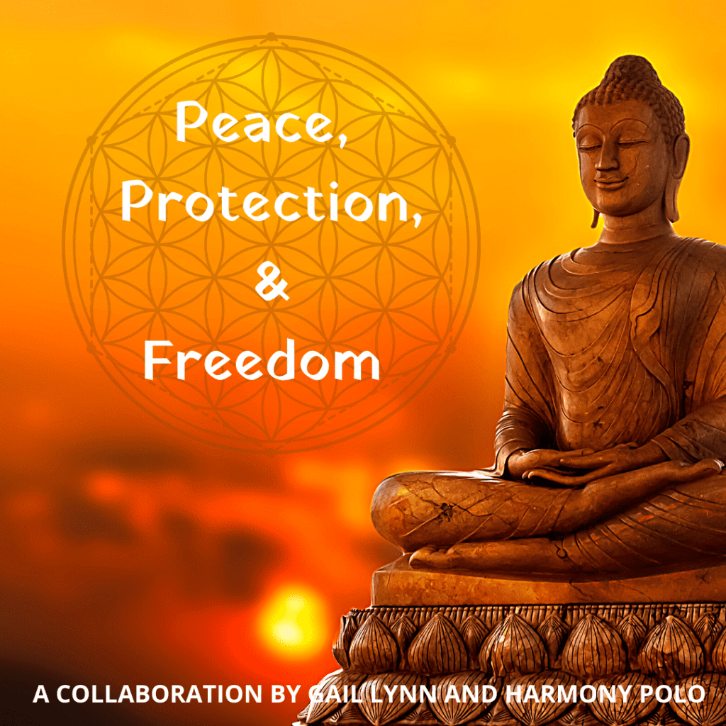 Peace, Protection and Freedom - Buddhist (Mantras) - .WAV Music File and Printable Song Notes