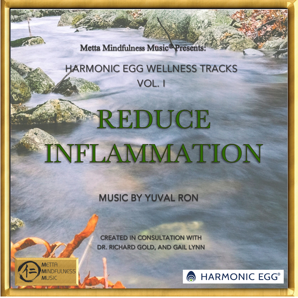 Reduce Inflammation (Harmonic Egg® Wellness Tracks) - .WAV Music File and Printable Song Notes